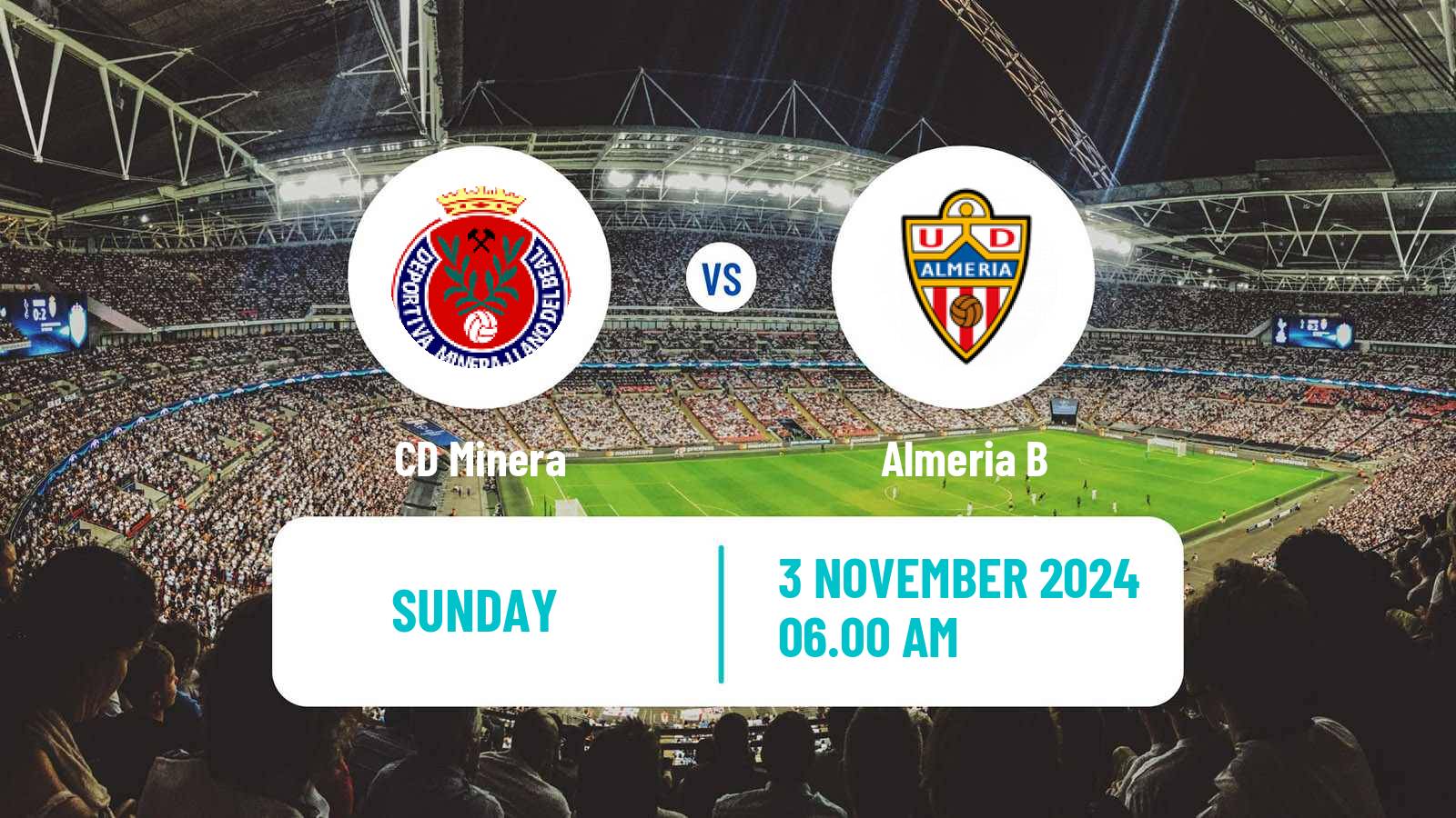 Soccer Spanish Segunda RFEF - Group 4 Minera - Almeria B