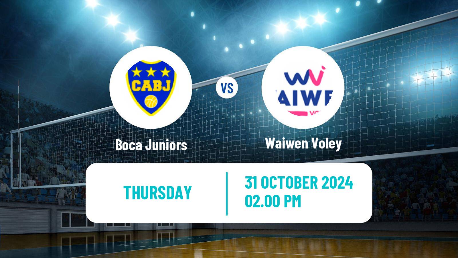 Volleyball Argentinian Copa ACLAV Volleyball Boca Juniors - Waiwen