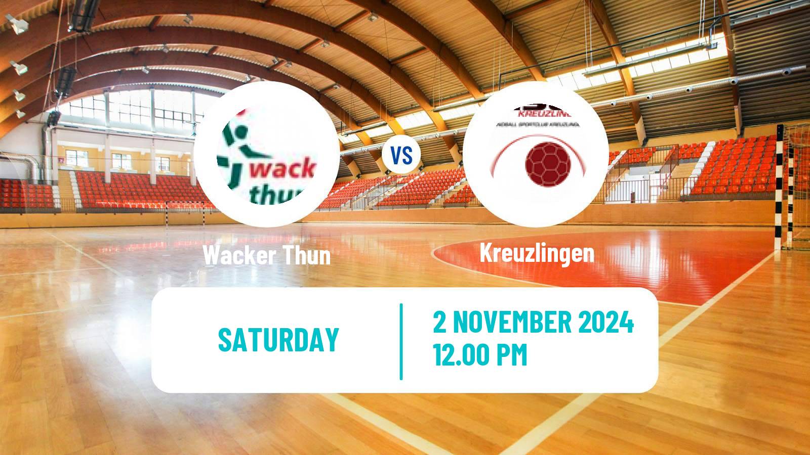 Handball Swiss NLA Handball Wacker Thun - Kreuzlingen