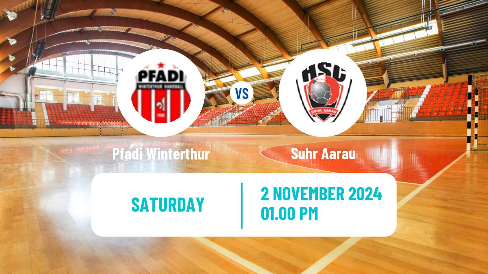 Handball Swiss NLA Handball Pfadi Winterthur - Suhr Aarau