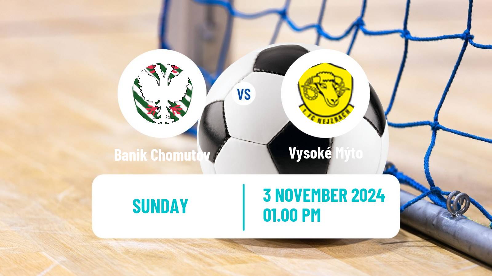 Futsal Czech 1 Futsal Liga Banik Chomutov - Vysoké Mýto