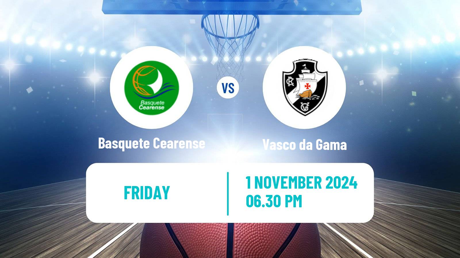 Basketball Brazilian NBB Basquete Cearense - Vasco da Gama