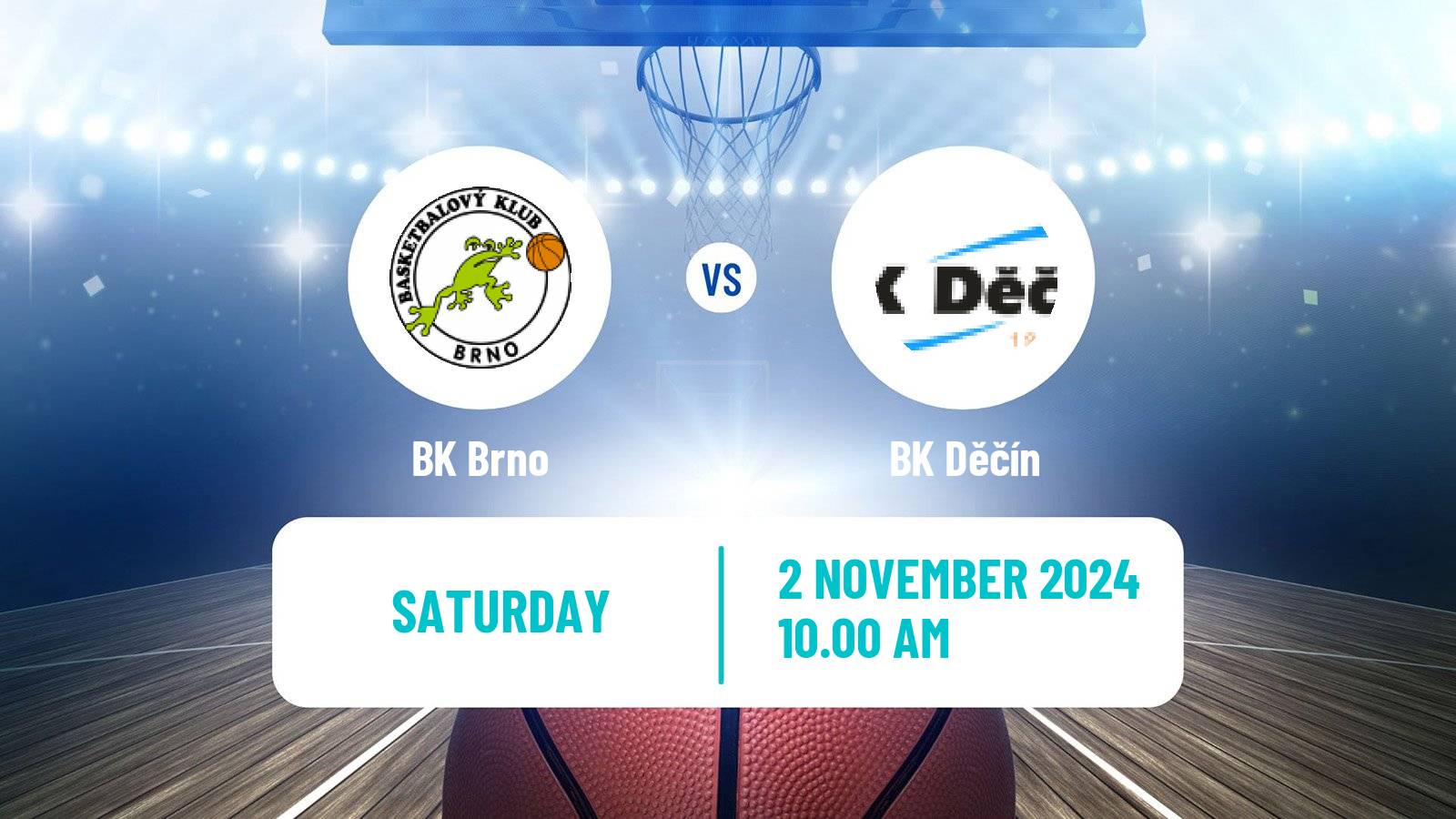 Basketball Czech NBL Brno - Děčín