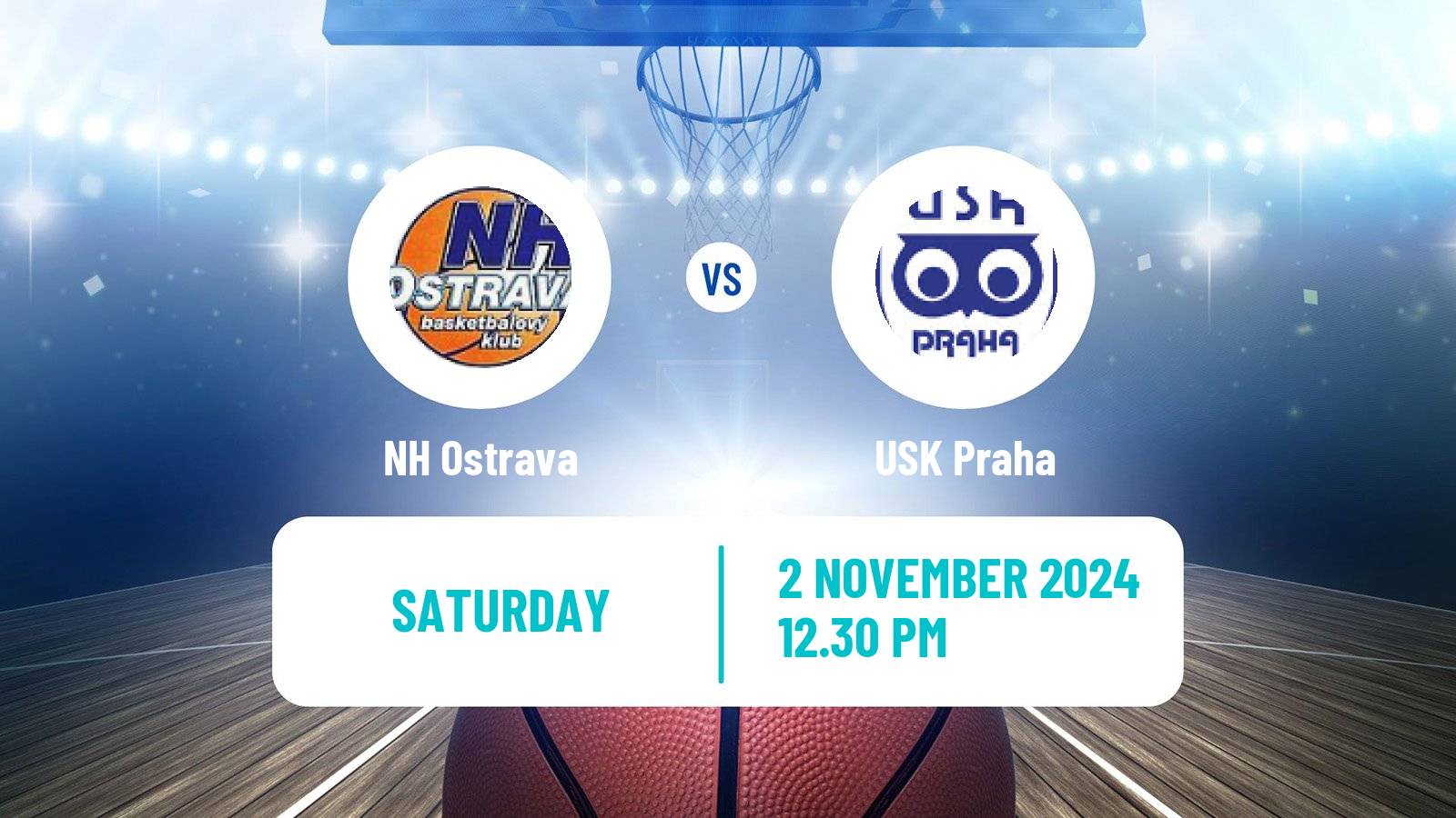 Basketball Czech NBL NH Ostrava - USK Praha