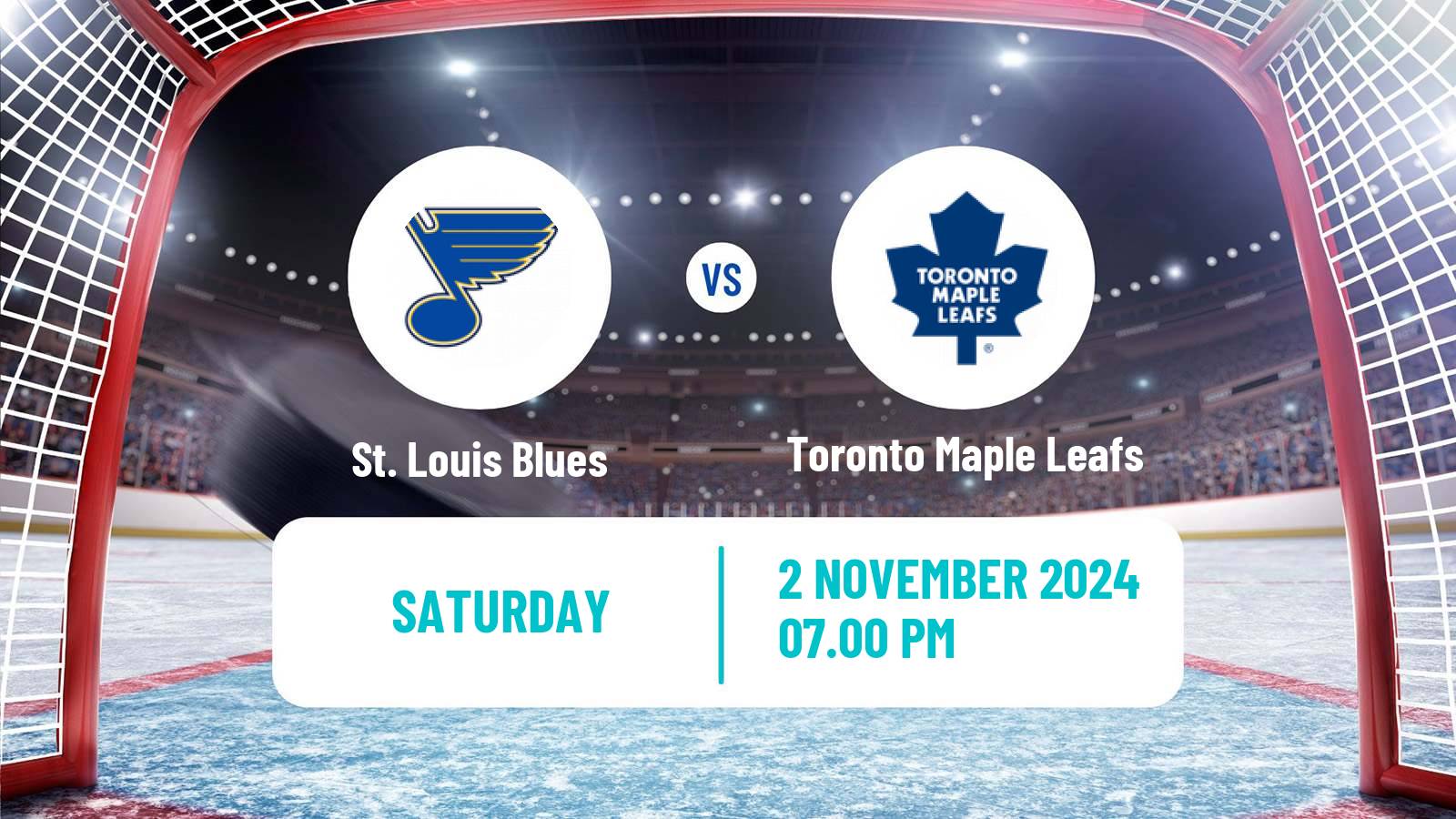 Hockey NHL St. Louis Blues - Toronto Maple Leafs