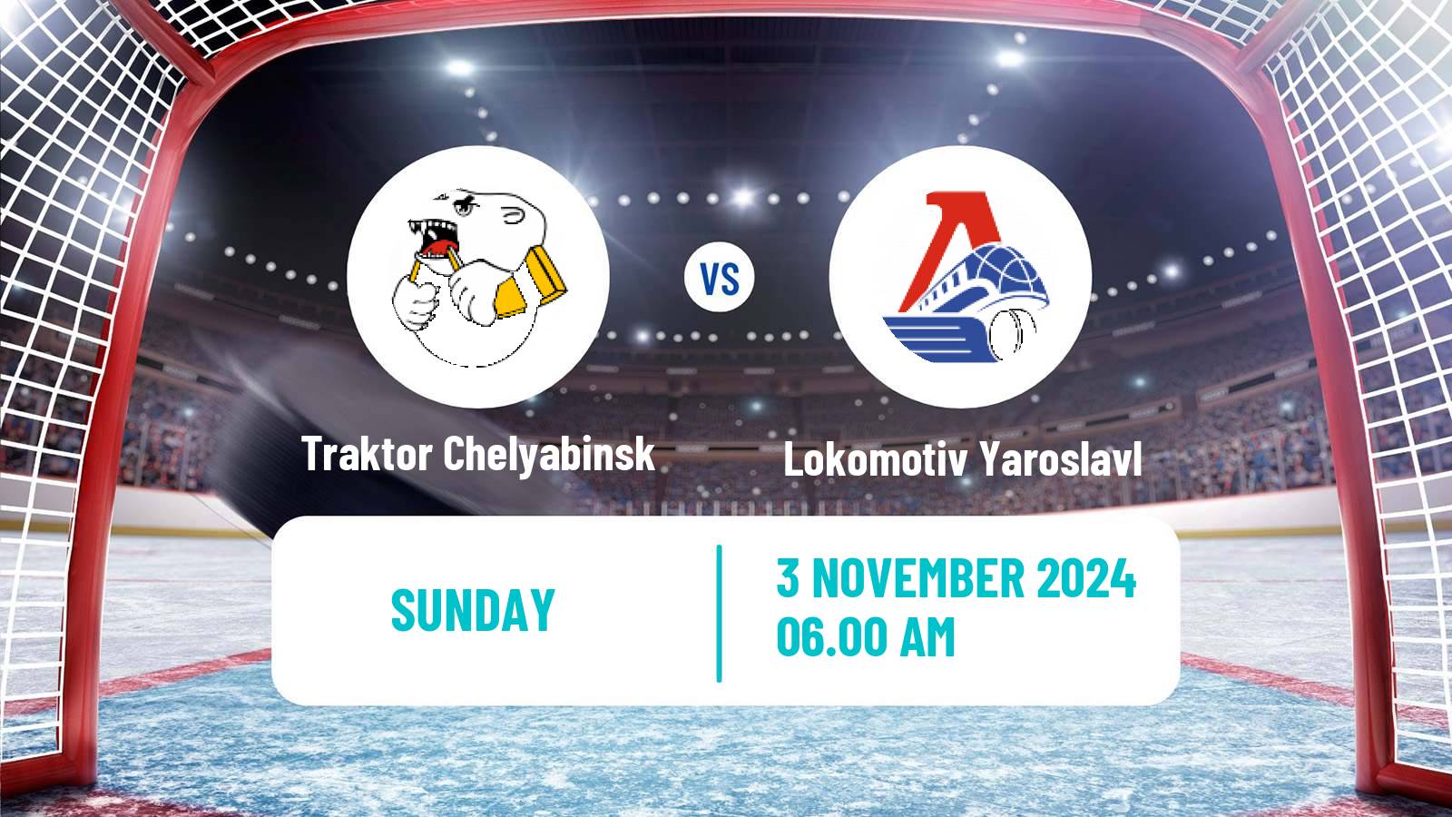 Hockey KHL Traktor Chelyabinsk - Lokomotiv Yaroslavl