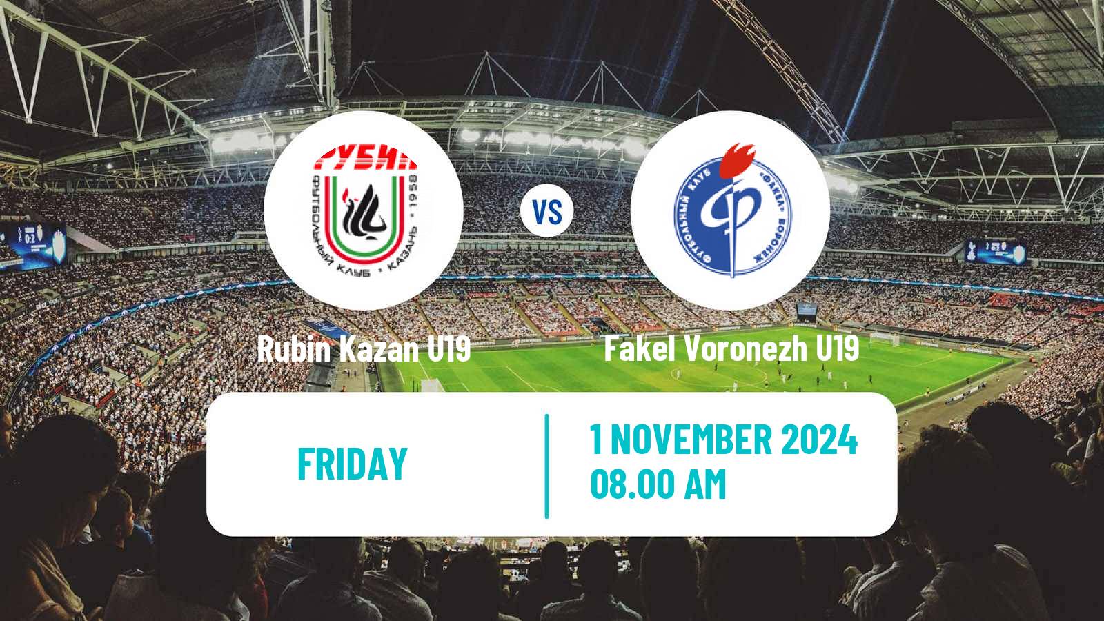 Soccer Russian Youth League Rubin Kazan U19 - Fakel Voronezh U19