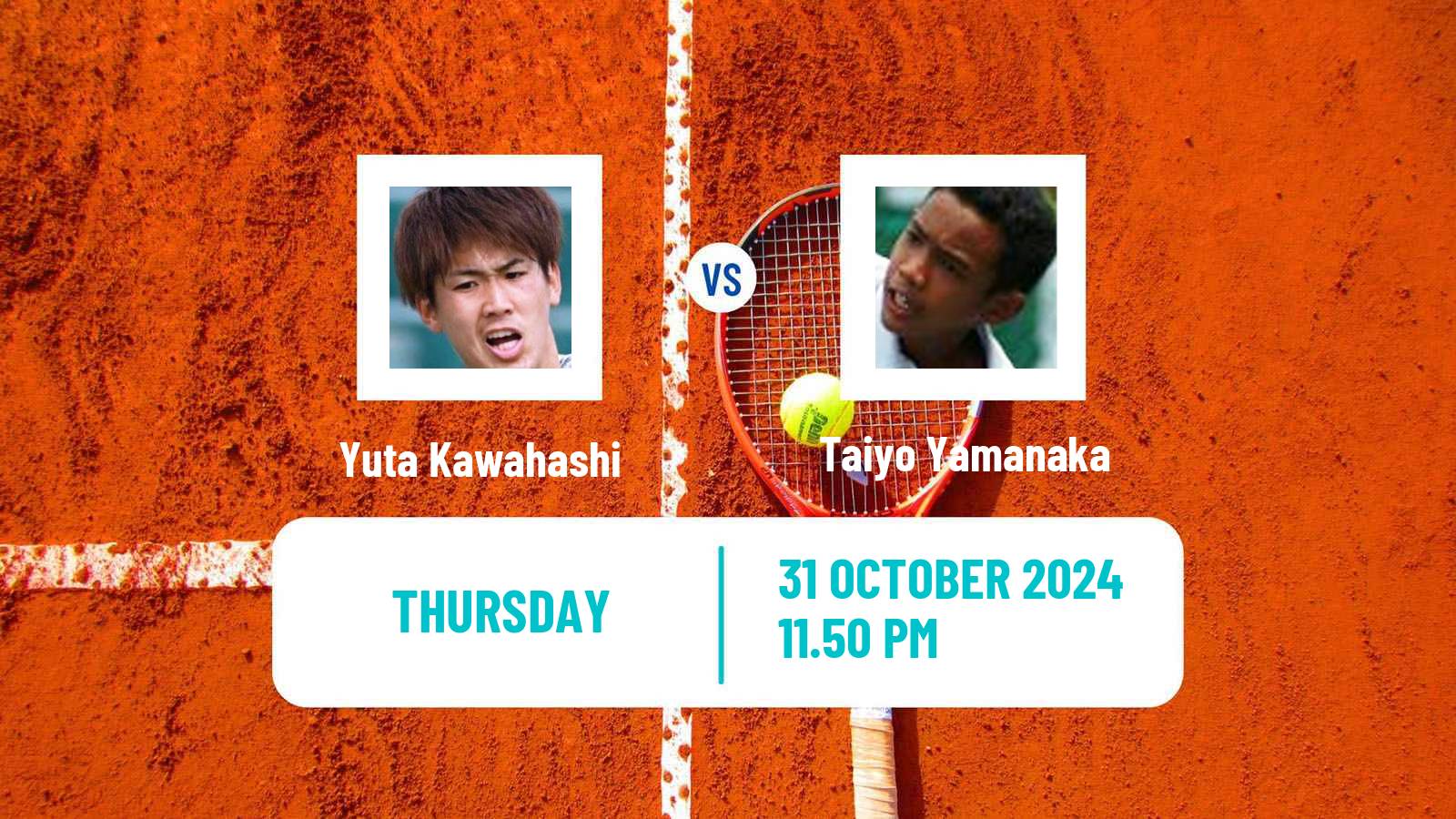 Tennis ITF M15 Yanagawa City Men Yuta Kawahashi - Taiyo Yamanaka