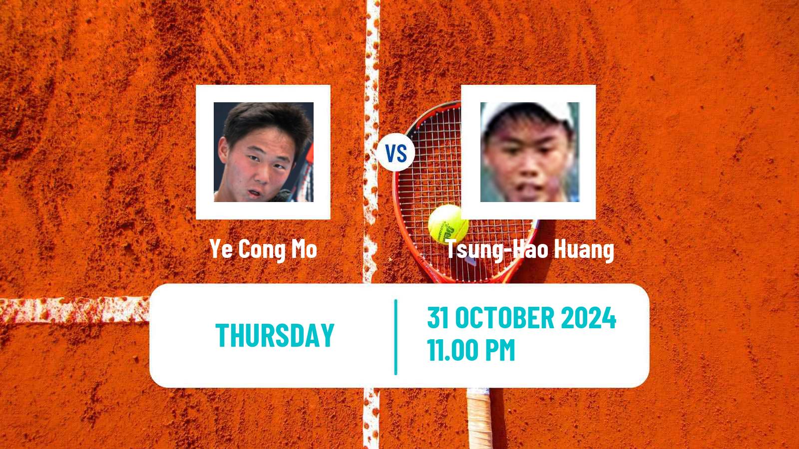 Tennis ITF M25 Qian Daohu Men Ye Cong Mo - Tsung-Hao Huang