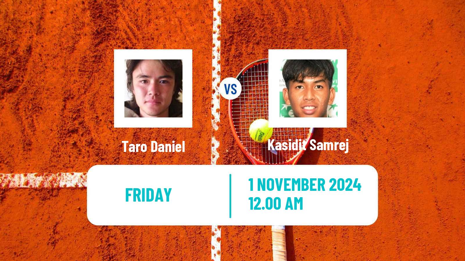 Tennis Seoul Challenger Men Taro Daniel - Kasidit Samrej