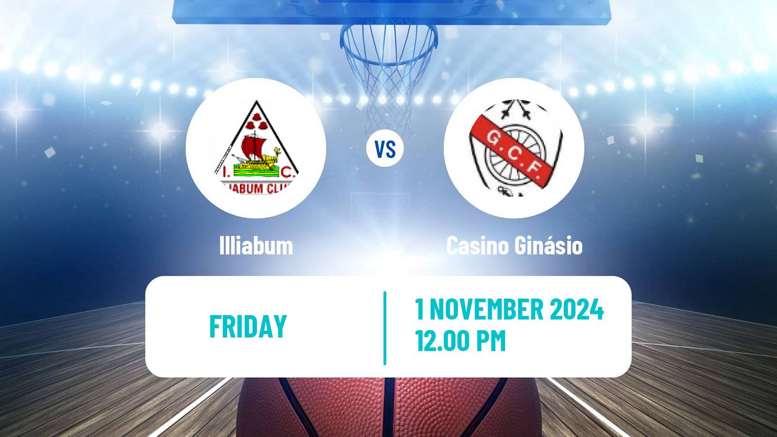 Basketball Portuguese Proliga Basketball Illiabum - Casino Ginásio