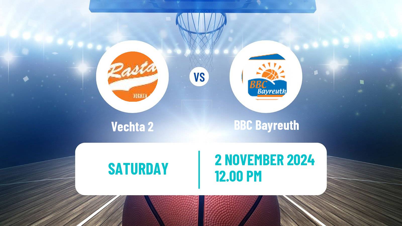 Basketball German Pro A Basketball Vechta 2 - BBC Bayreuth