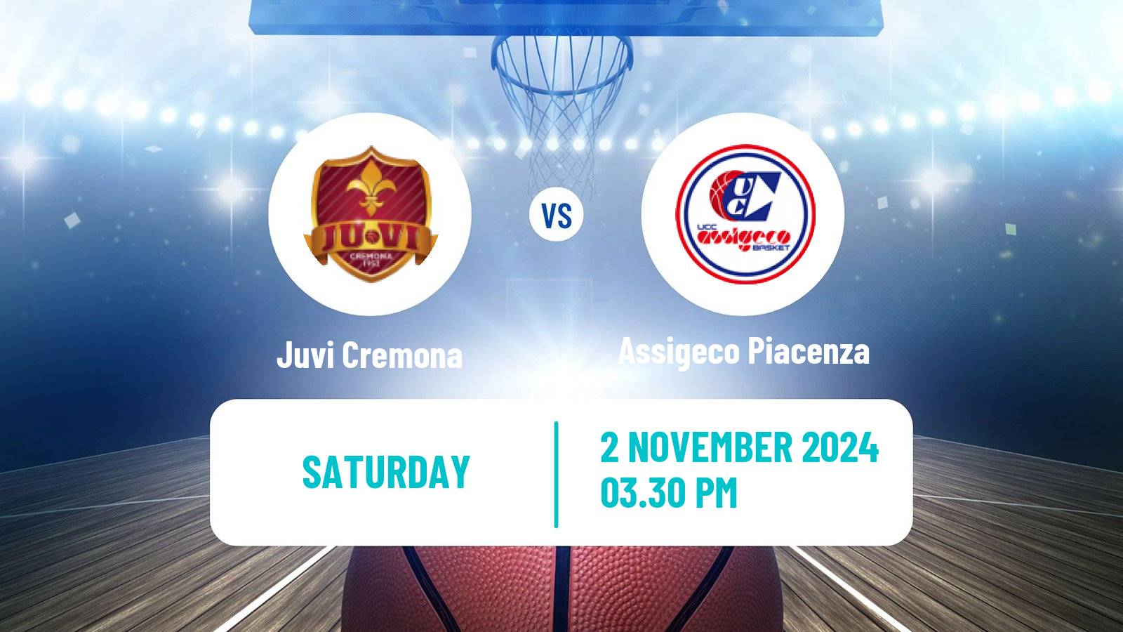 Basketball Italian Serie A2 Basketball Juvi Cremona - Assigeco Piacenza