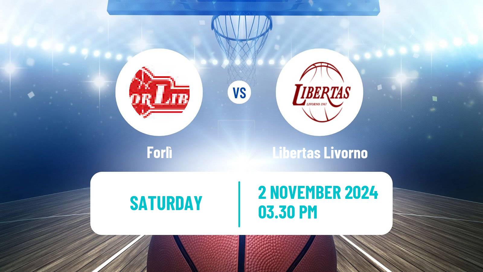 Basketball Italian Serie A2 Basketball Forlì - Libertas Livorno