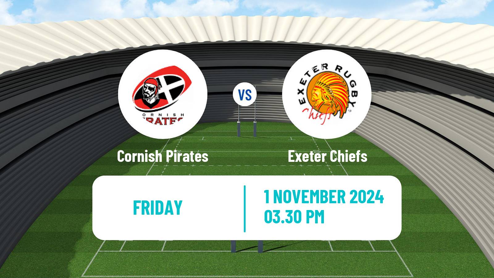 Rugby union English Premiership Rugby Cup Cornish Pirates - Exeter Chiefs