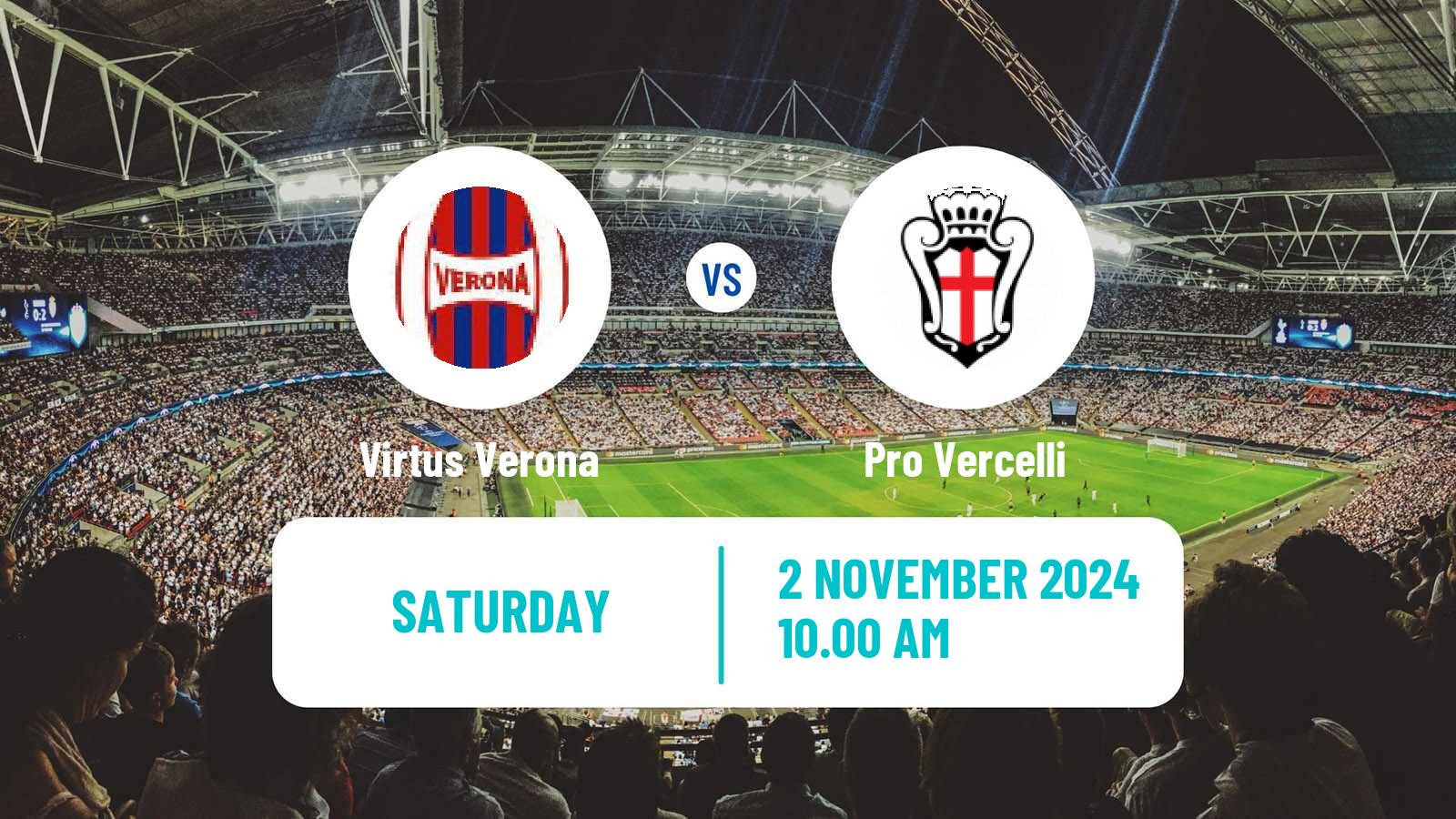 Soccer Italian Serie C Group A Virtus Verona - Pro Vercelli