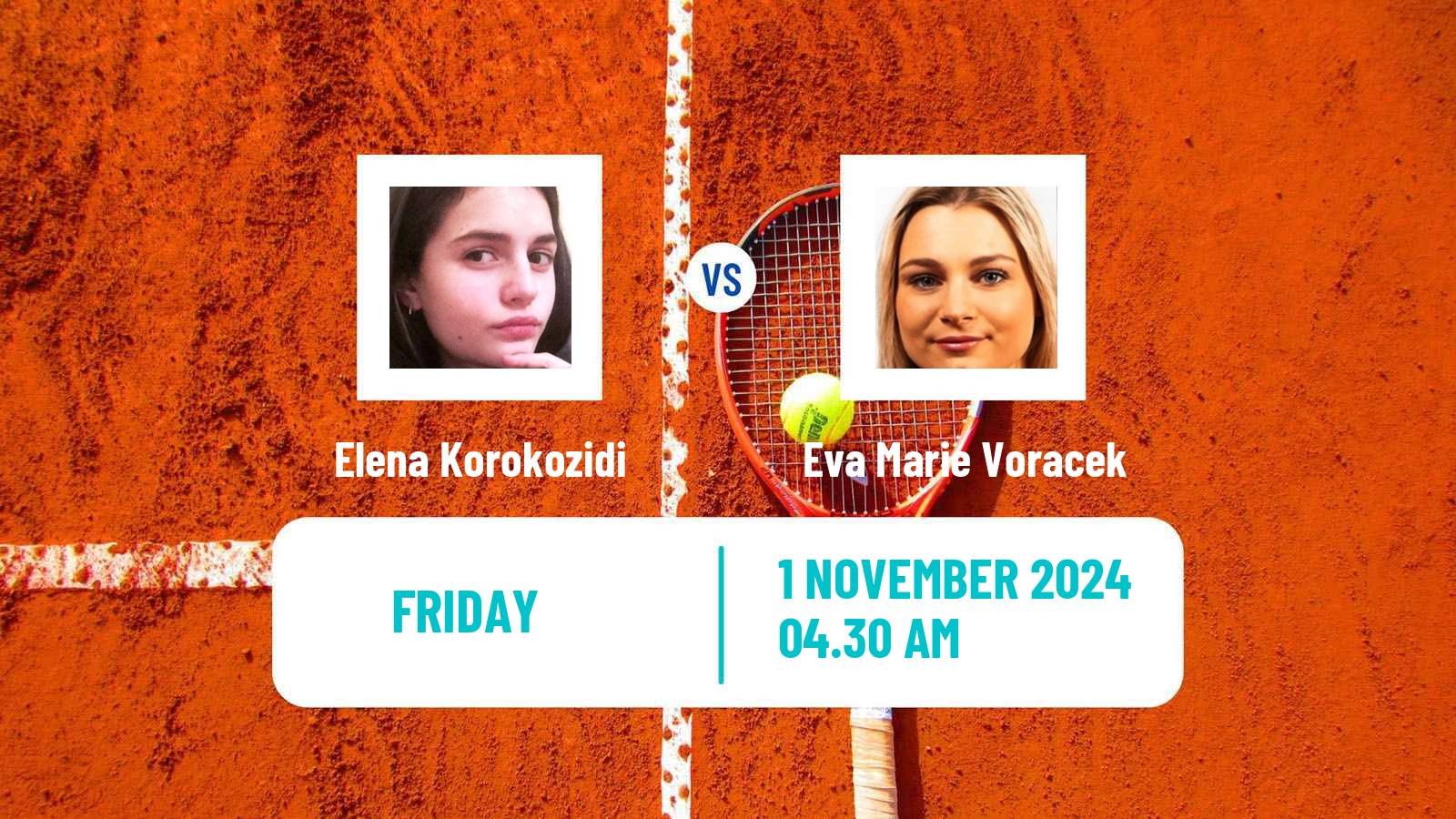 Tennis ITF W15 Heraklion 5 Women Elena Korokozidi - Eva Marie Voracek