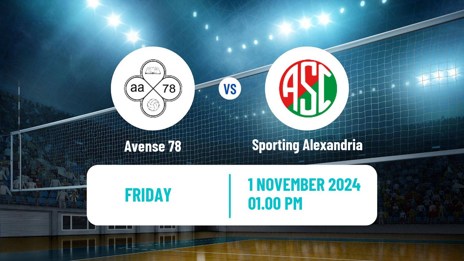 Volleyball Portuguese 1 Divisao Volleyball Women Avense 78 - Sporting Alexandria