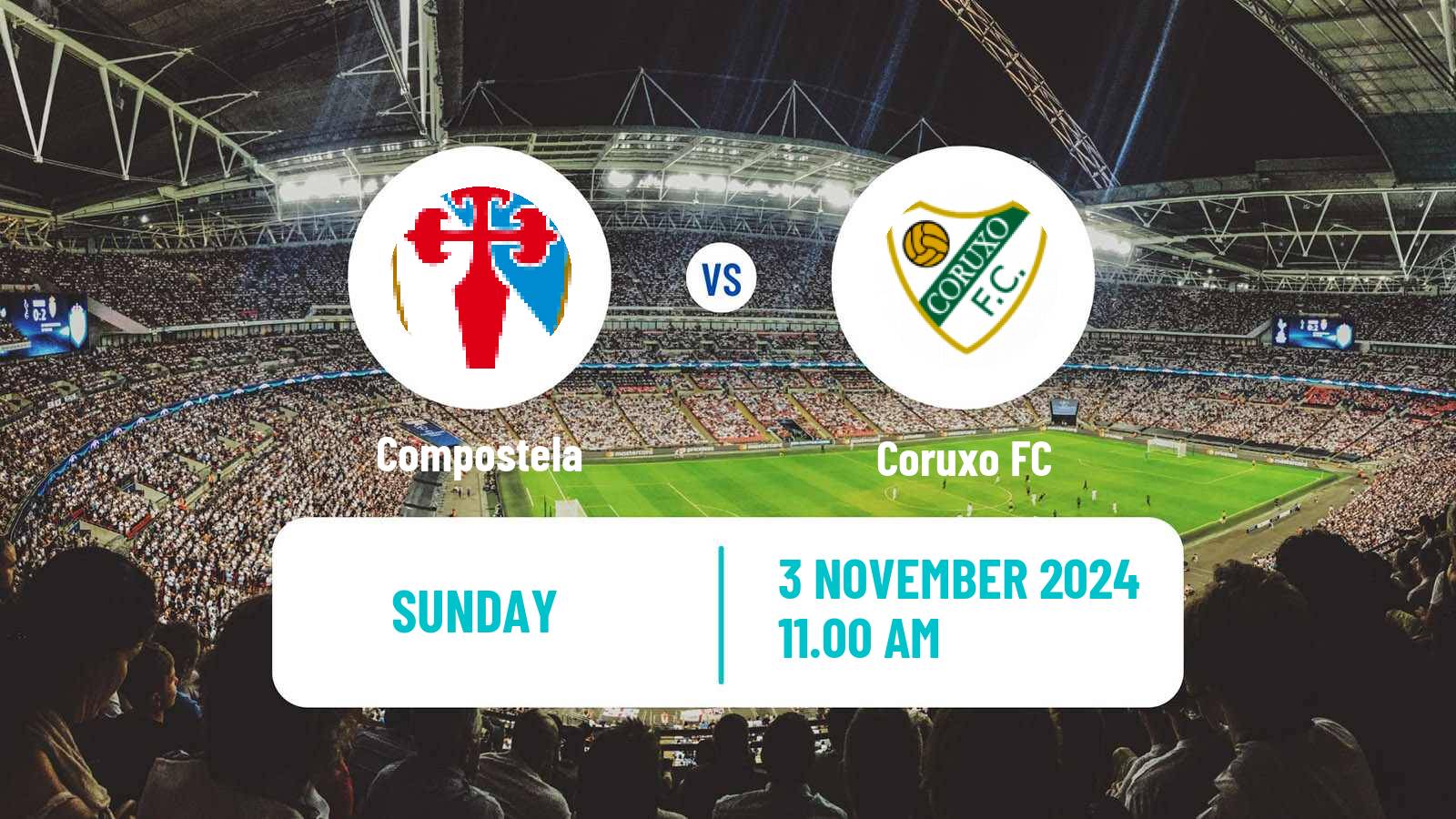 Soccer Spanish Segunda RFEF - Group 1 Compostela - Coruxo