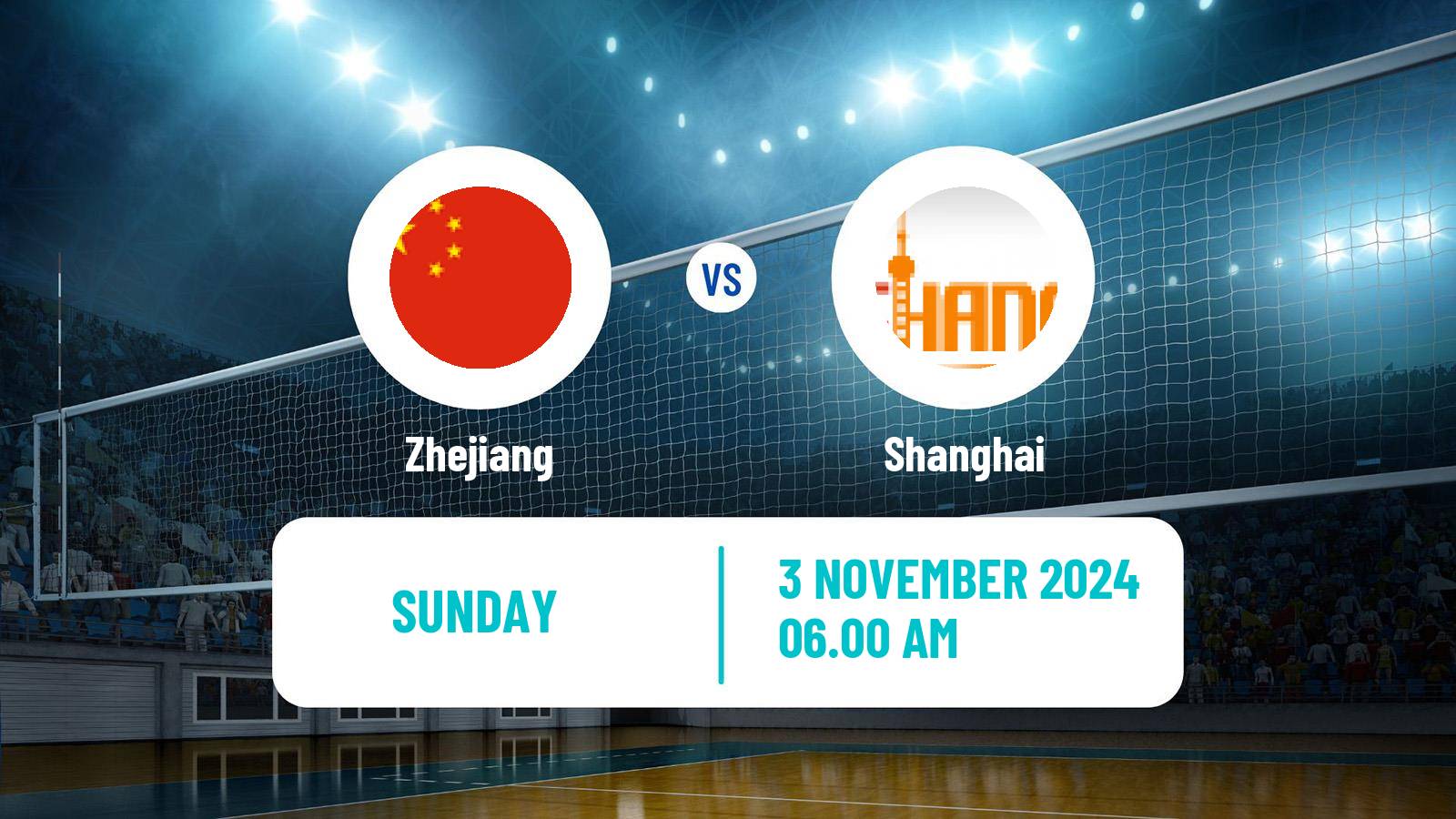 Volleyball Chinese CVL Zhejiang - Shanghai