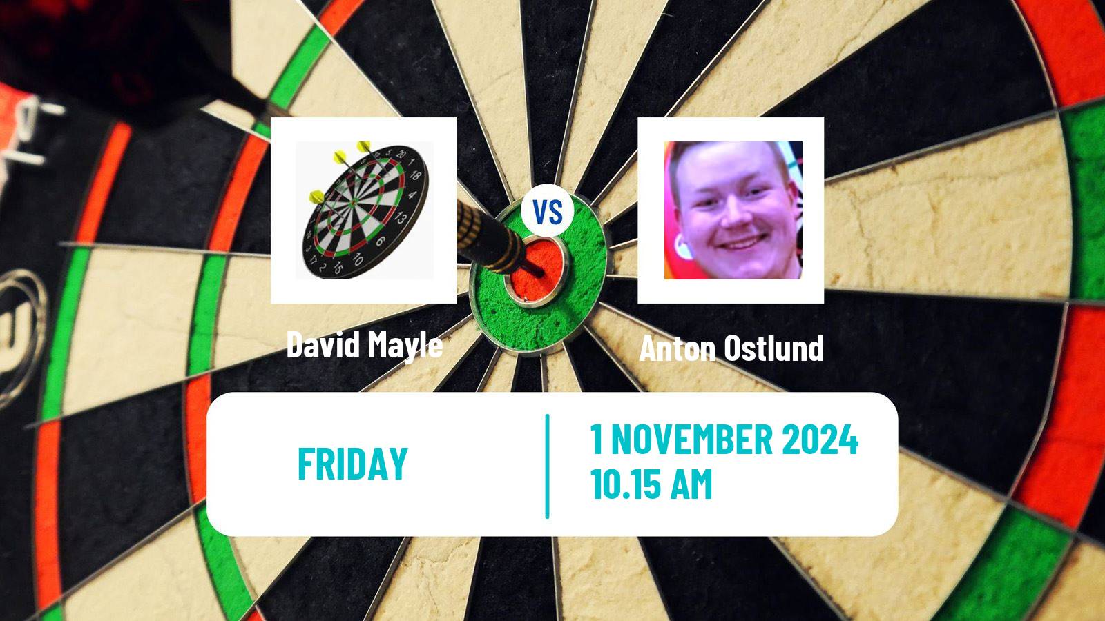 Darts Modus Super Series David Mayle - Anton Ostlund