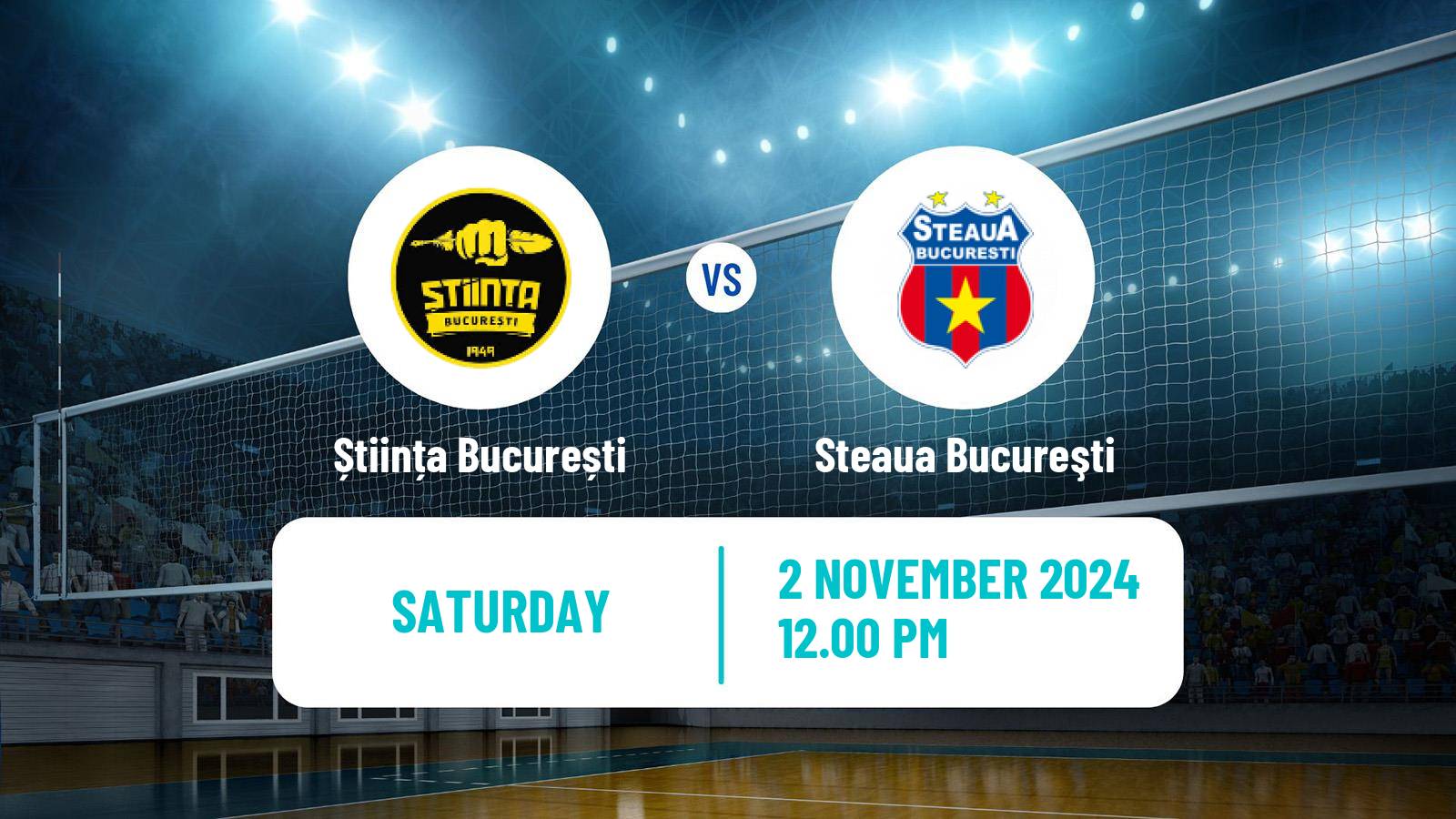 Volleyball Romanian Divizia A1 Volleyball Știința București - Steaua Bucureşti