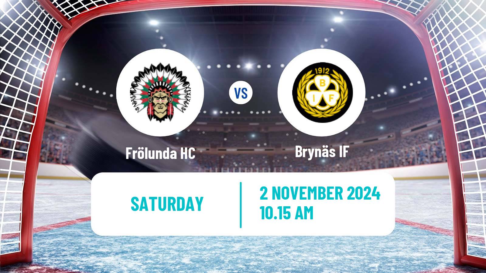 Hockey SHL Frölunda - Brynäs