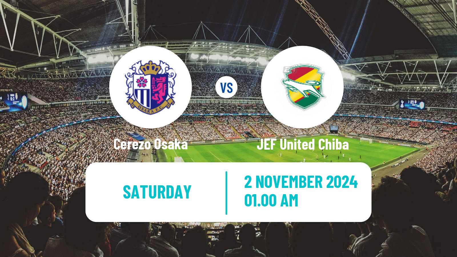 Soccer Japan WE League Women Cerezo Osaka - JEF United Chiba