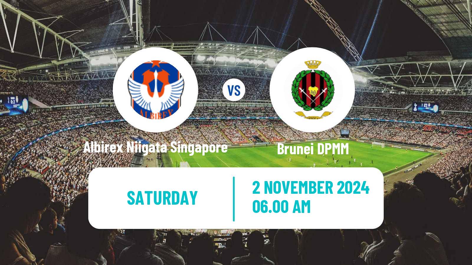 Soccer Singapore Premier League Albirex Niigata Singapore - Brunei DPMM