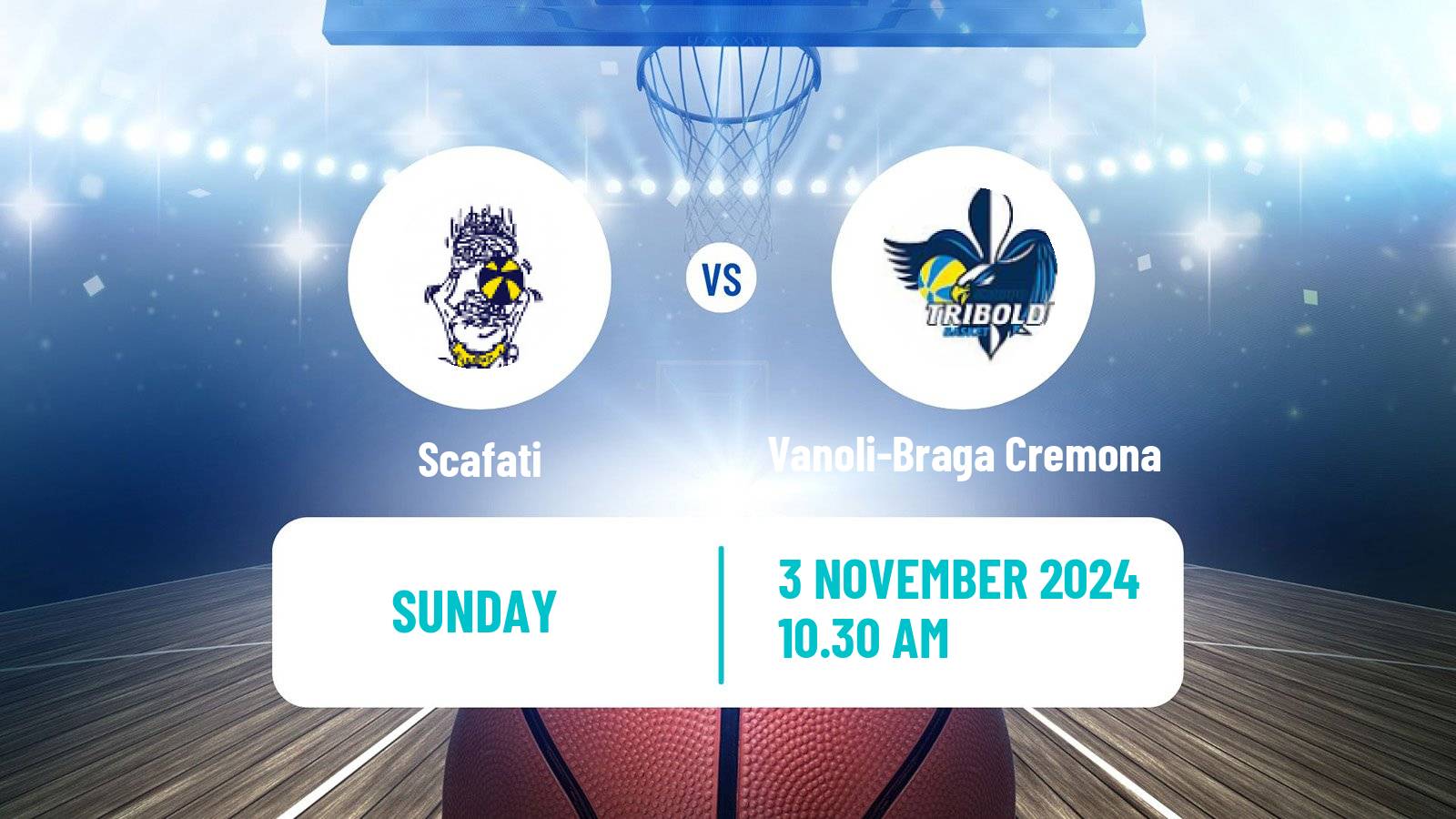 Basketball Italian Lega A Basketball Scafati - Vanoli-Braga Cremona