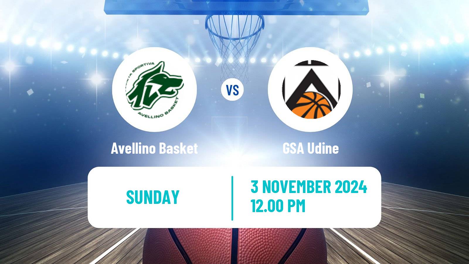 Basketball Italian Serie A2 Basketball Avellino Basket - Udine