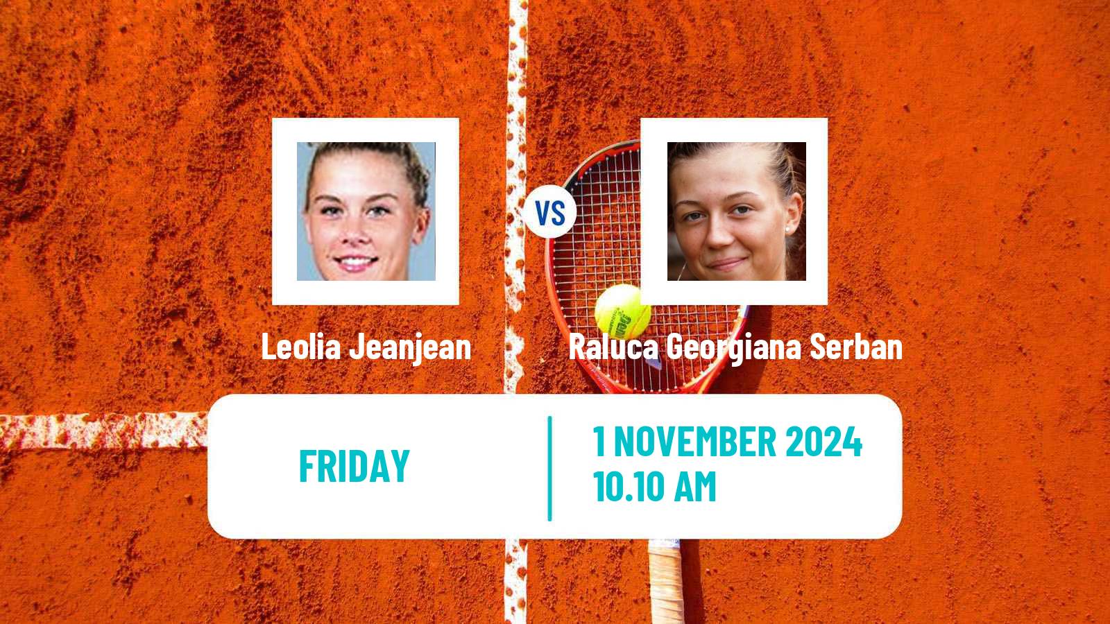 Tennis ITF W50 Nantes Women Leolia Jeanjean - Raluca Georgiana Serban