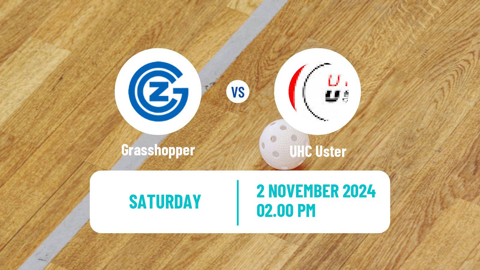 Floorball Swiss NLA Floorball Grasshopper - Uster