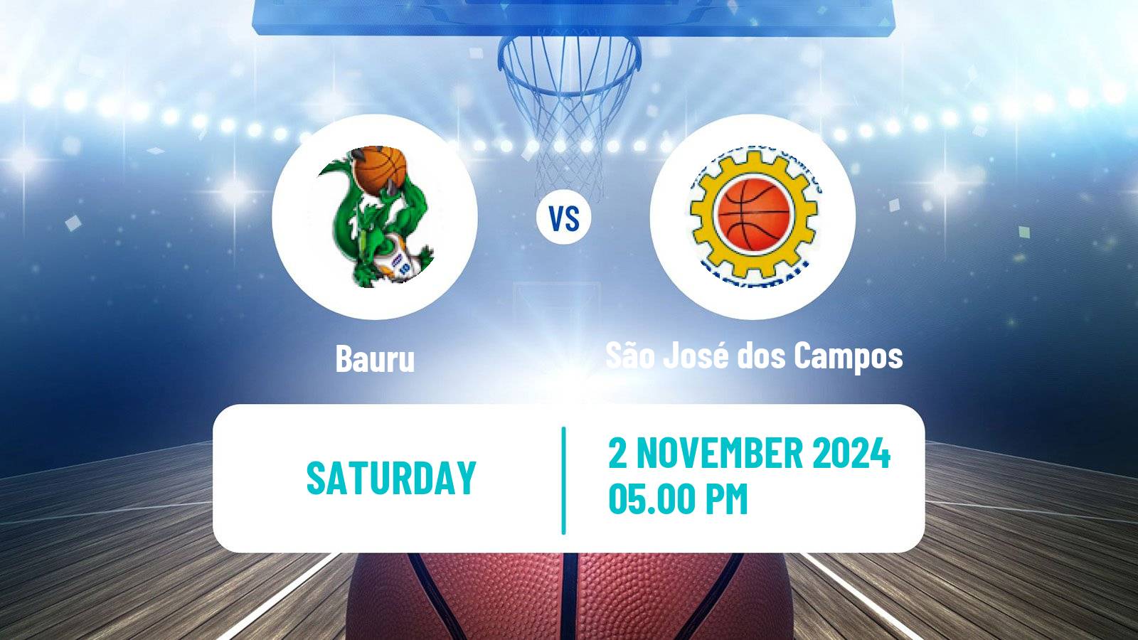 Basketball Brazilian NBB Bauru - São José dos Campos