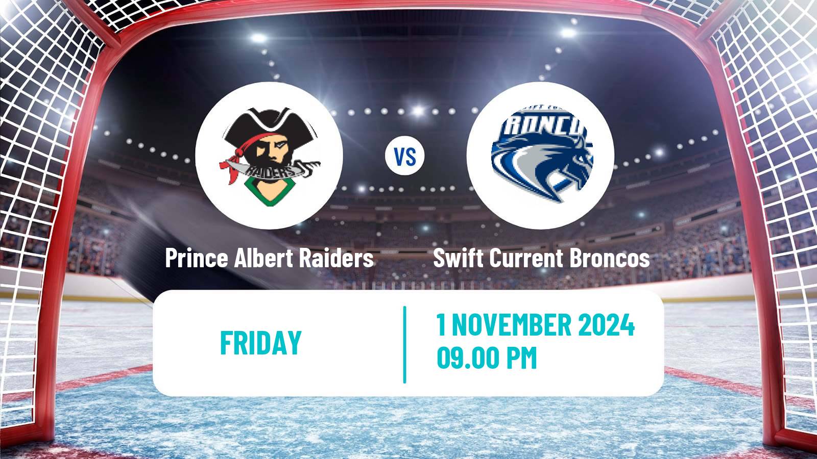 Hockey WHL Prince Albert Raiders - Swift Current Broncos