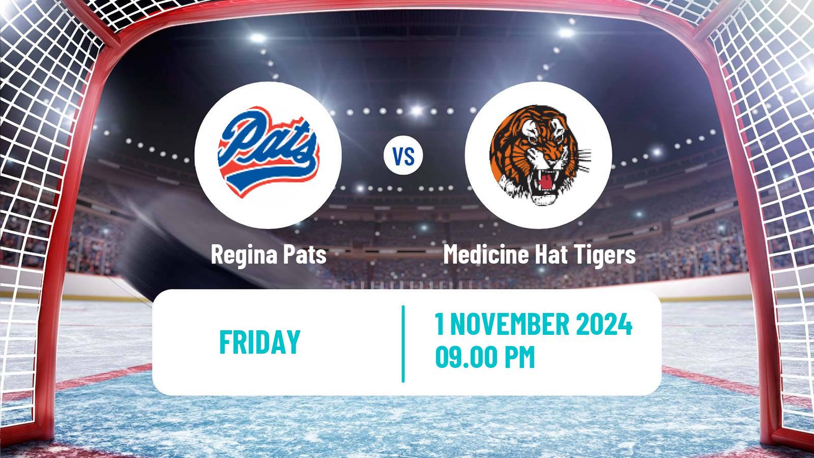 Hockey WHL Regina Pats - Medicine Hat Tigers