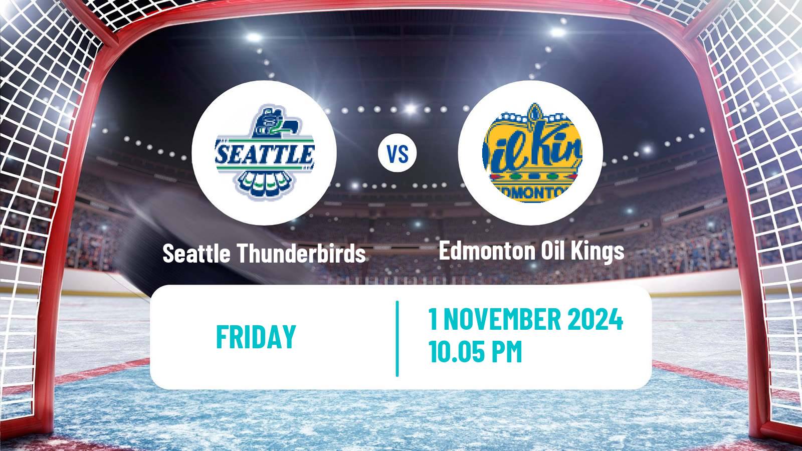 Hockey WHL Seattle Thunderbirds - Edmonton Oil Kings