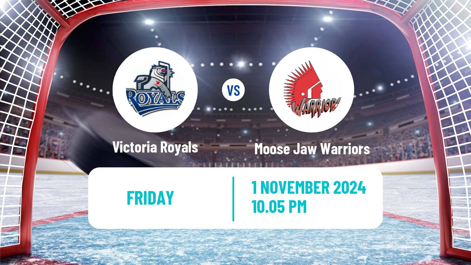 Hockey WHL Victoria Royals - Moose Jaw Warriors