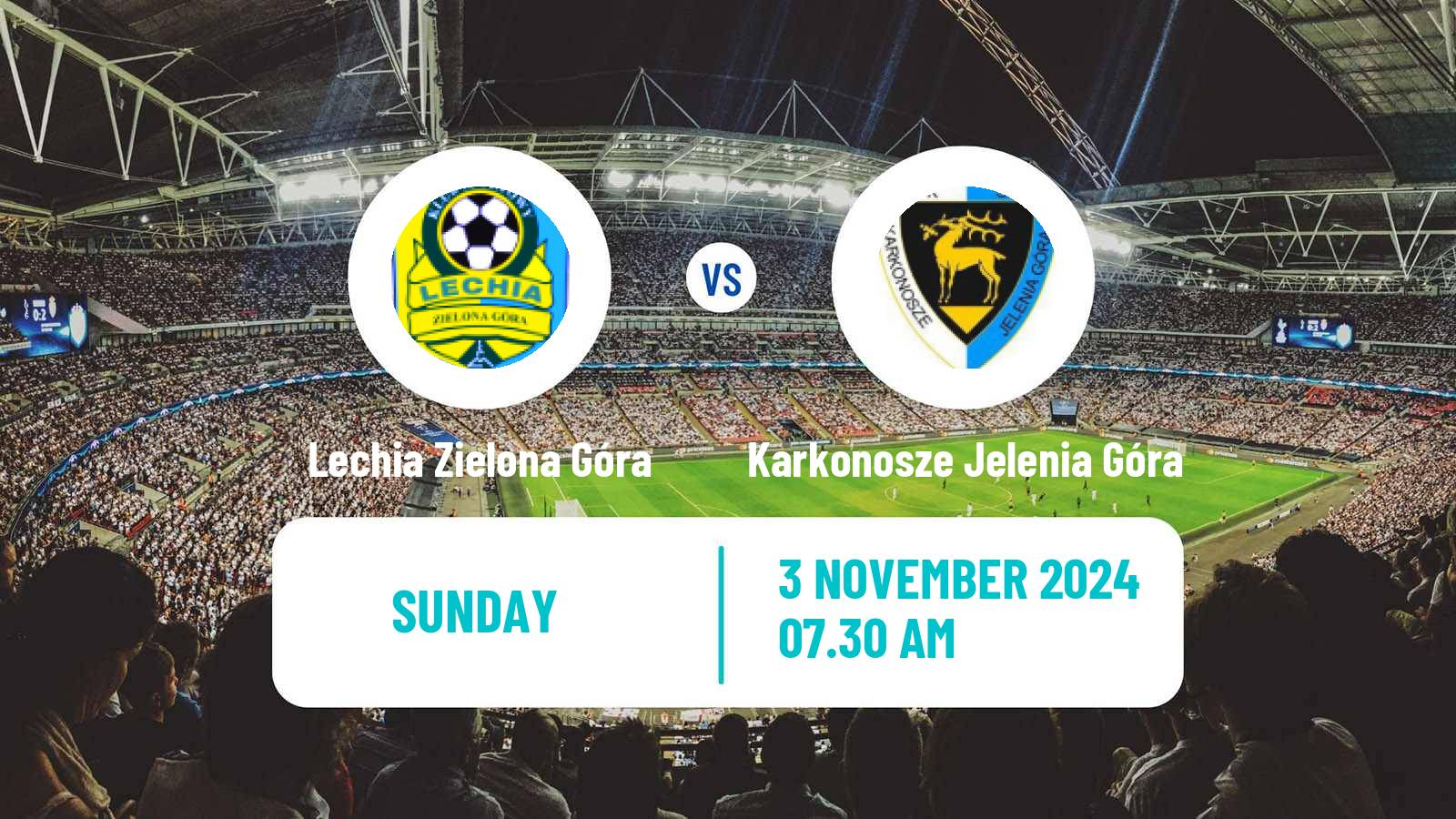 Soccer Polish Division 3 - Group III Lechia Zielona Góra - Karkonosze Jelenia Góra