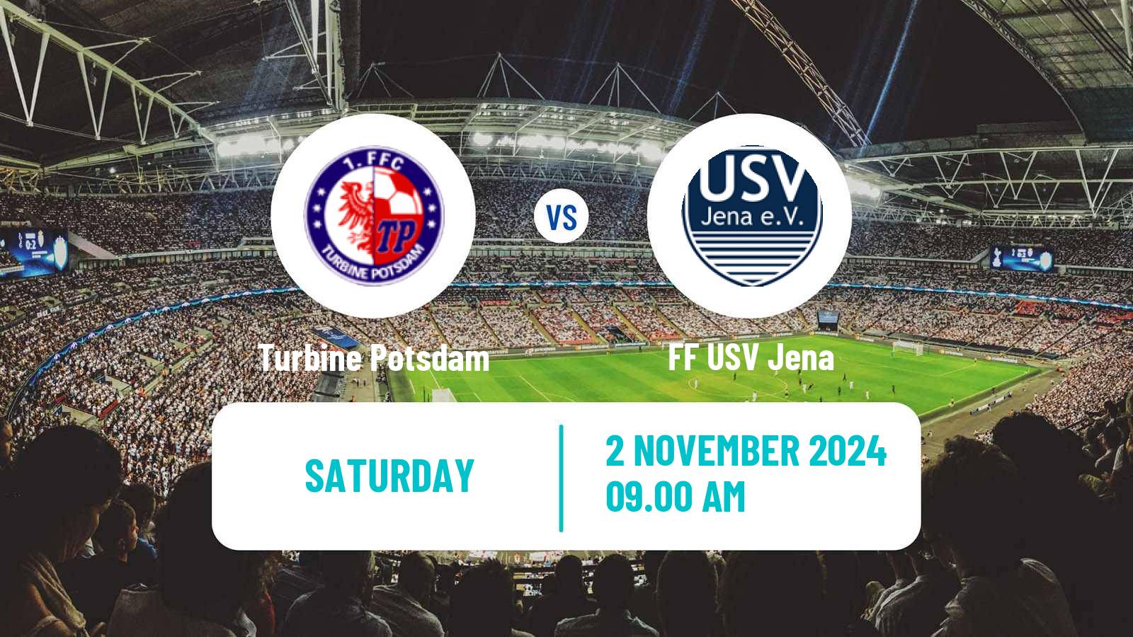 Soccer German Bundesliga Women Turbine Potsdam - FF USV Jena