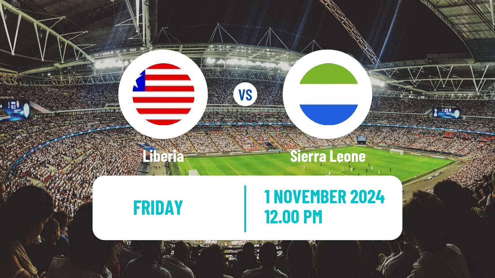 Soccer African Nations Championship Liberia - Sierra Leone