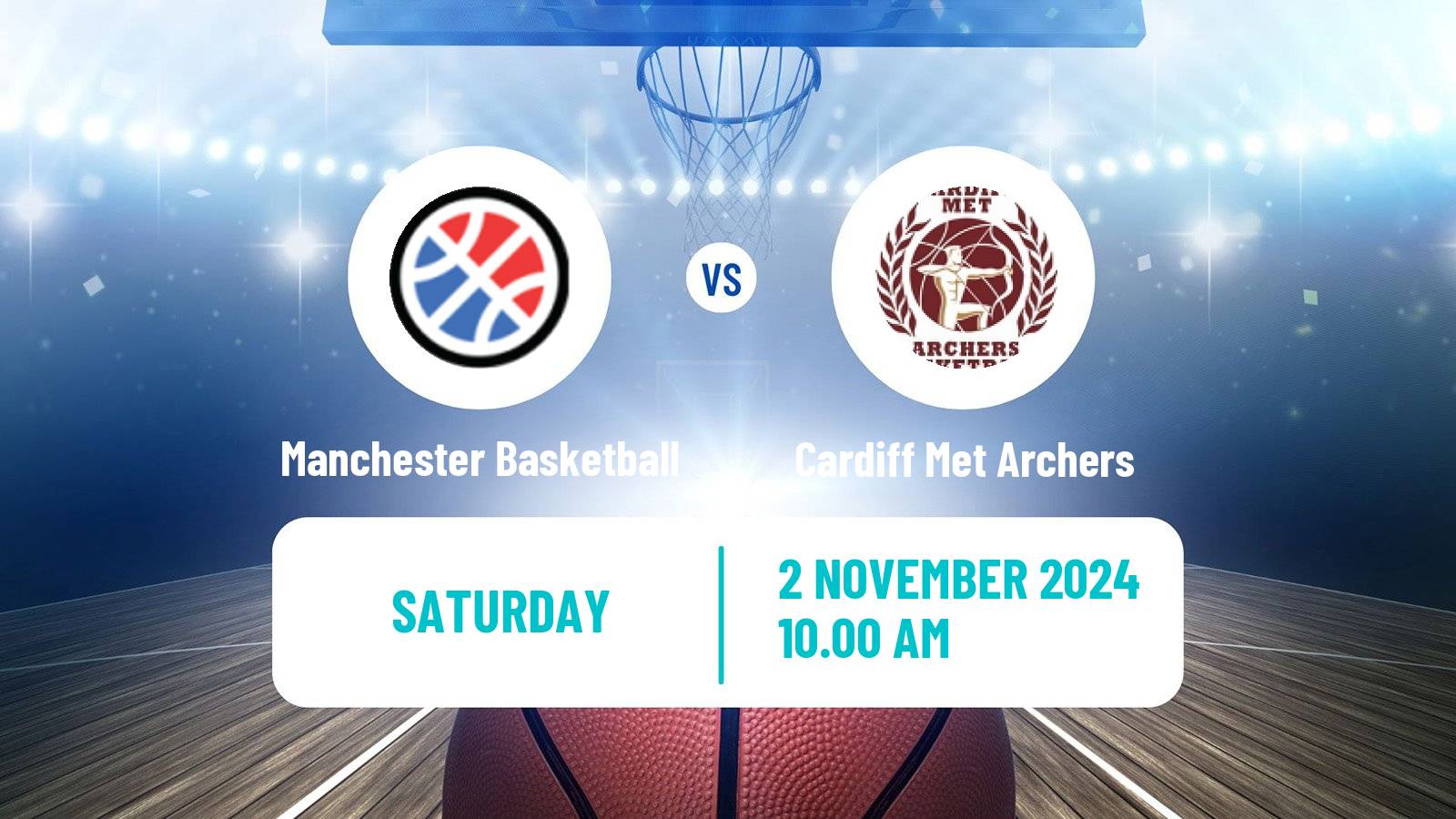 Basketball British WBBL Manchester Basketball - Cardiff Met Archers