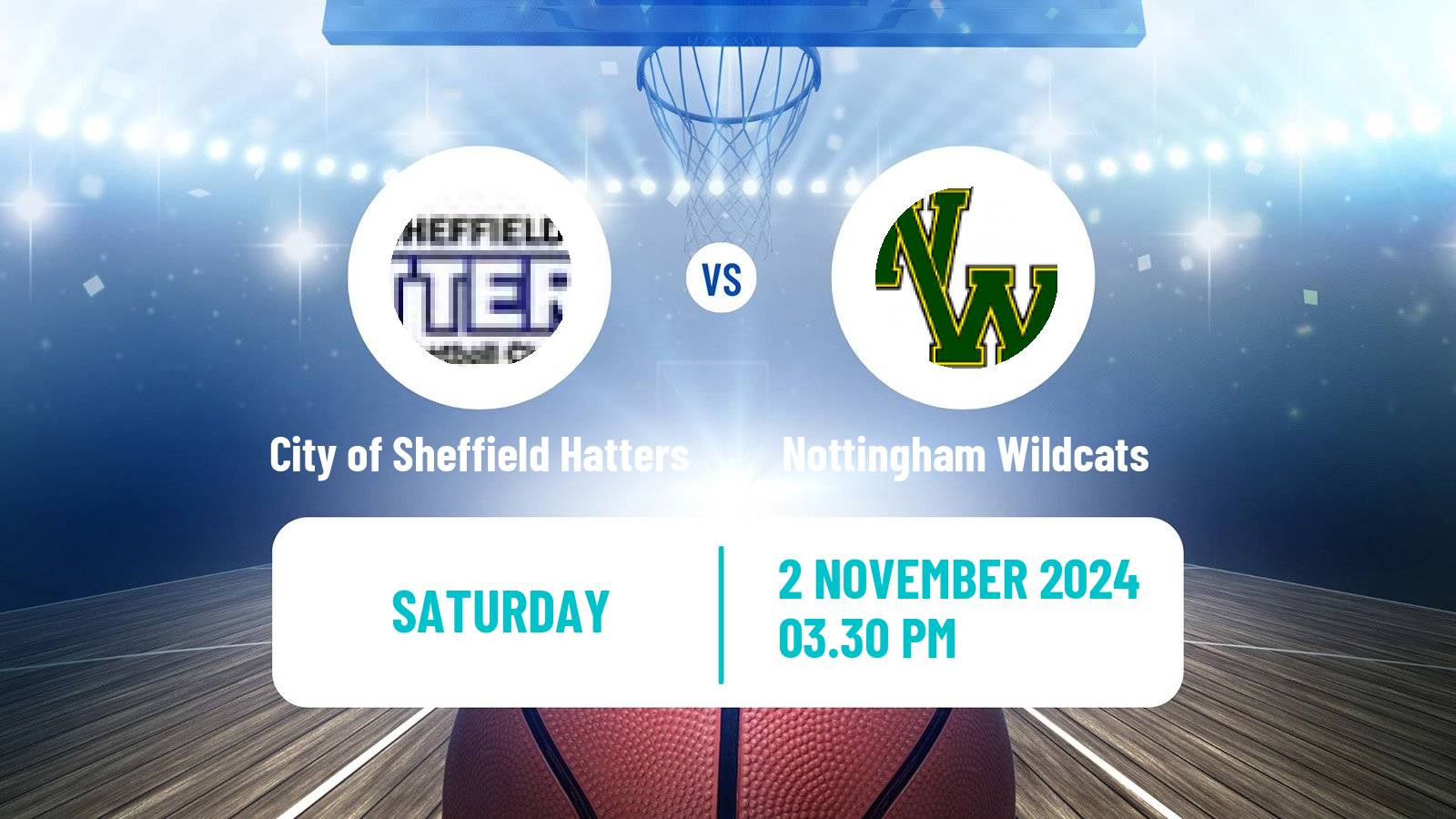 Basketball British WBBL City of Sheffield Hatters - Nottingham Wildcats