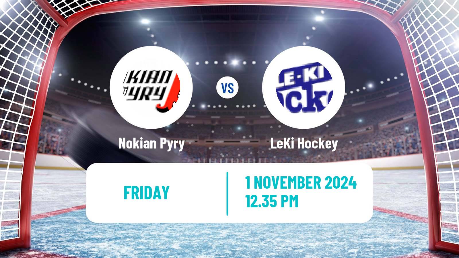 Hockey Finnish Suomi-sarja Nokian Pyry - LeKi