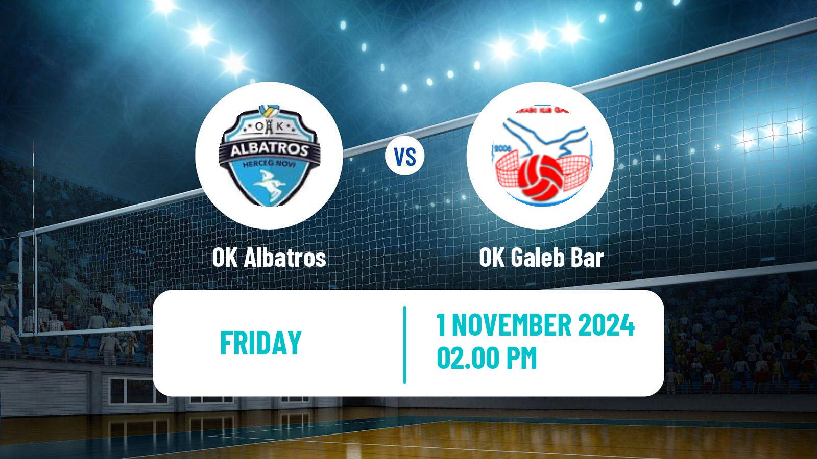 Volleyball Montenegrin Superliga Volleyball Women Albatros - Galeb Bar