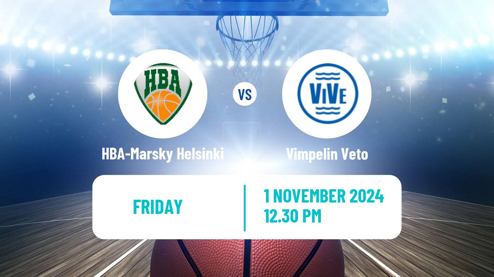 Basketball Finnish Korisliiga Women HBA-Marsky Helsinki - Vimpelin Veto