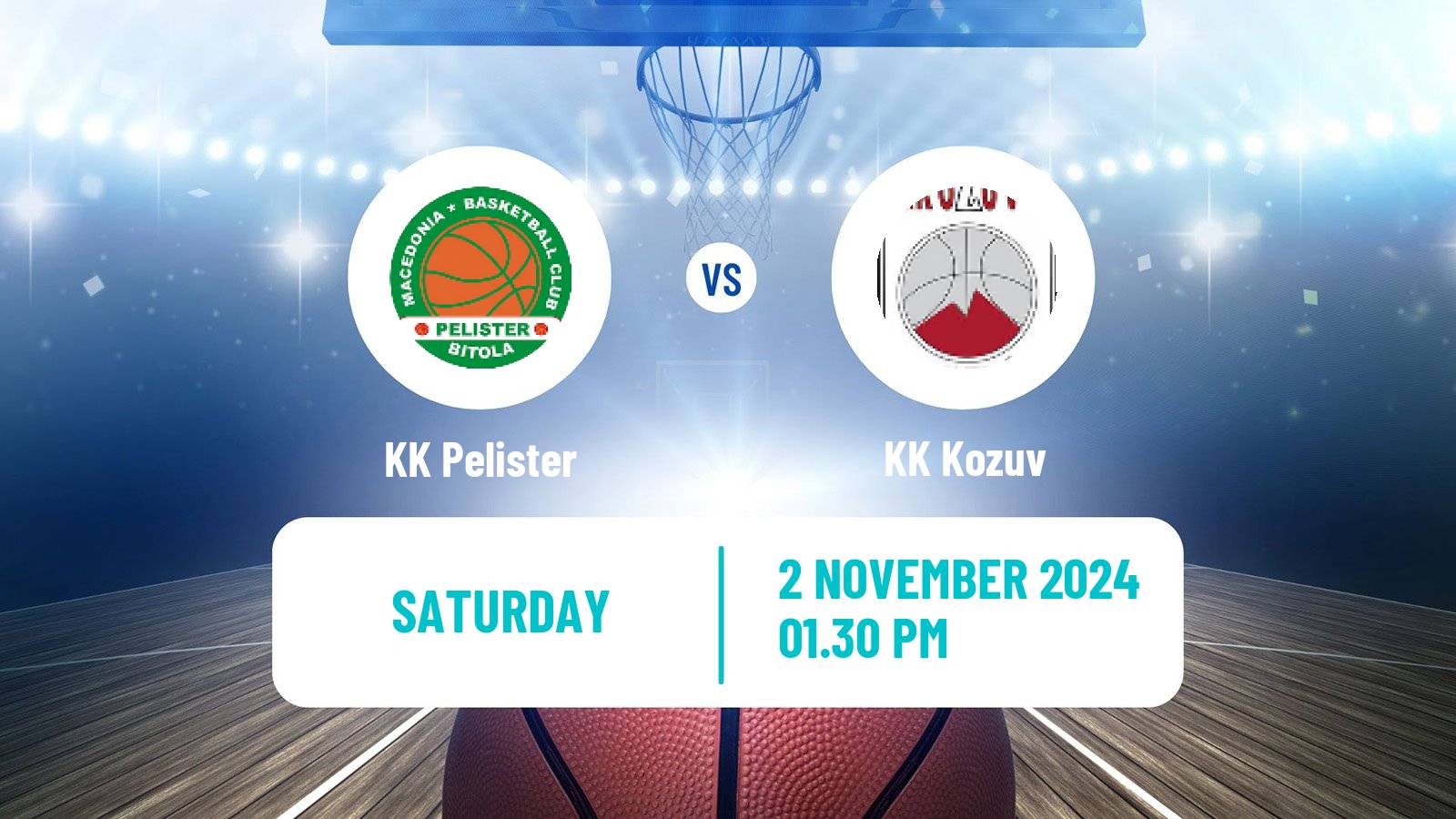 Basketball North Macedonian Prva Liga Basketball Pelister - Kozuv