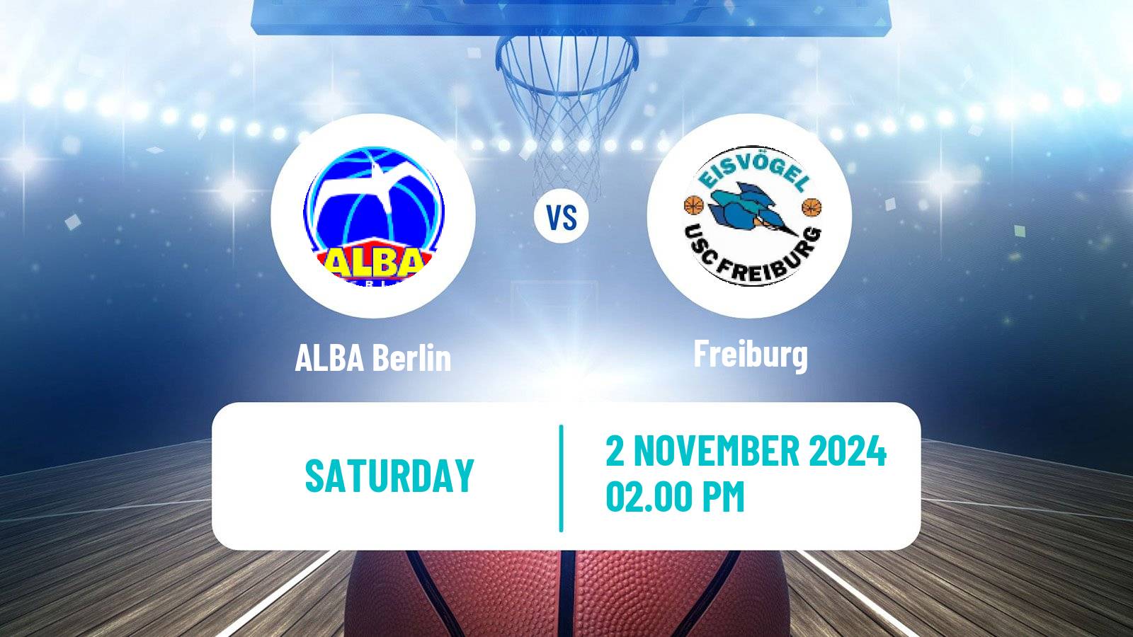 Basketball German DBBL ALBA Berlin - Freiburg