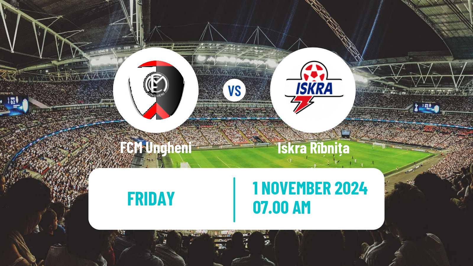 Soccer Moldovan Liga 1 Ungheni - Iskra Rîbnița