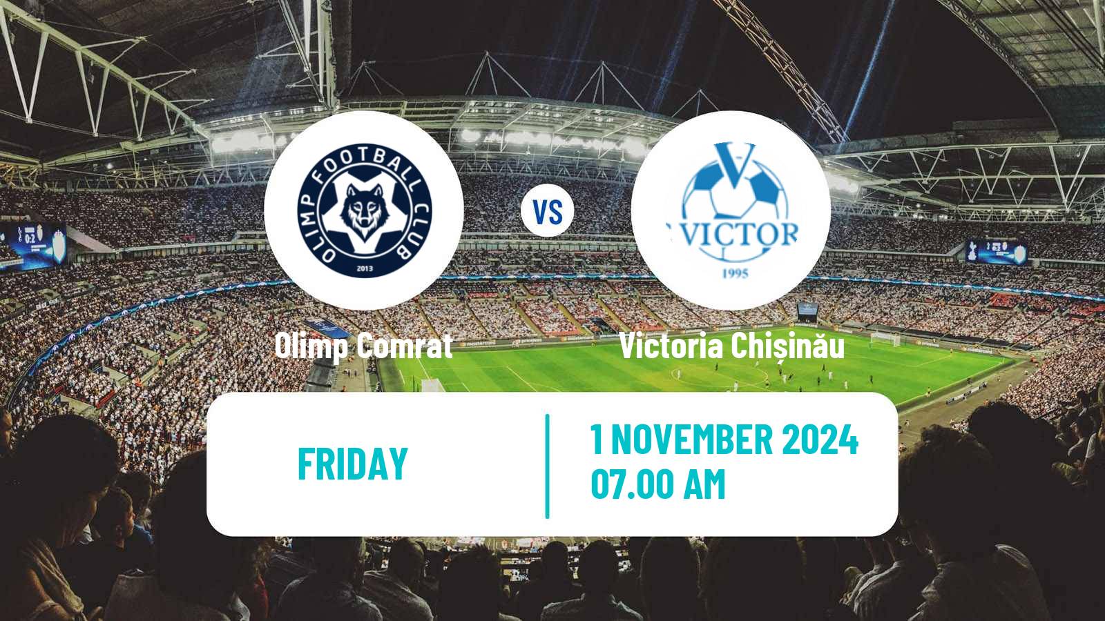 Soccer Moldovan Liga 1 Olimp Comrat - Victoria Chișinău